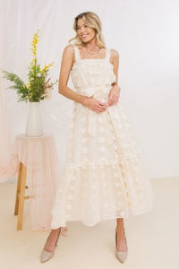 Fields of Love Tea Length Dress