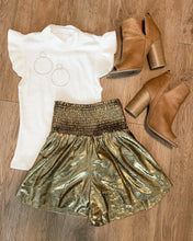 Load image into Gallery viewer, City Sparkle Shorts - Gold