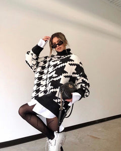 Vintage Houndstooth Pullover