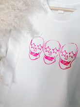 Load image into Gallery viewer, Neon Pink Skull Tee